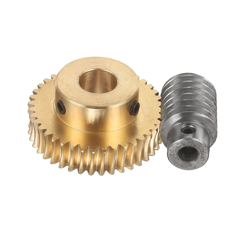 Worm Gear Set 1 Module 40:1 Reduction Rate(Gear-10mm Bore, Rod 6mm Bore)