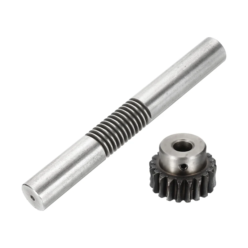 Worm Gear Set 1.25 Module 1:20 Reduction Rate Gear-8mm Bore, Rod 24mm OD