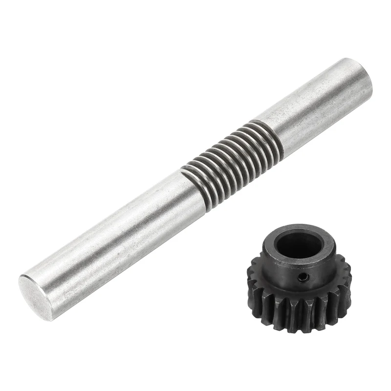Worm Gear Set 1.25 Module 1:20 Reduction Rate Gear-12mm Bore, Rod 24mm OD