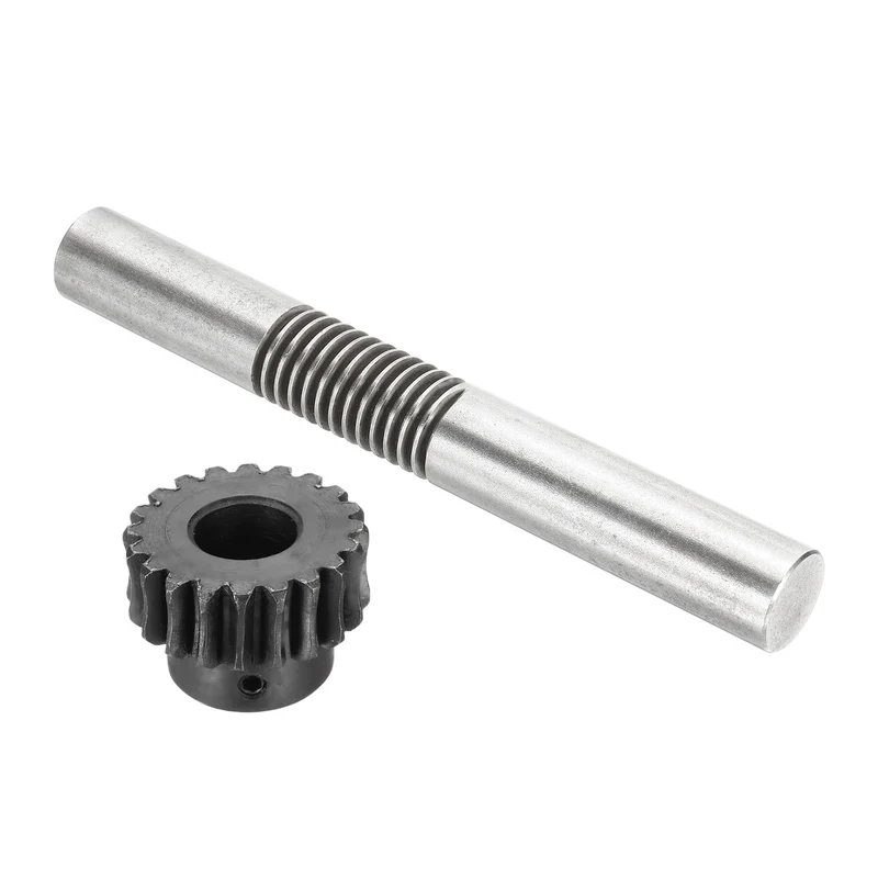 Worm Gear Set 1.25 Module 1:20 Reduction Rate Gear-12mm Bore, Rod 24mm OD