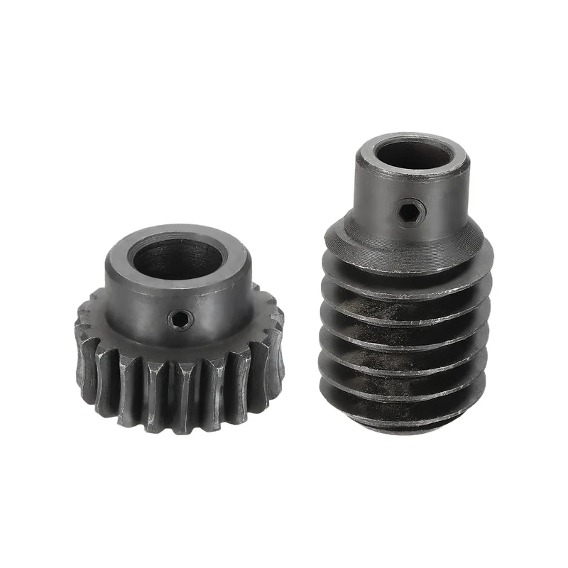 Worm Gear Set 1.25 Module 1:20 Reduction Rate Gear-12mm ID 28mm OD Rod 10mm Bore