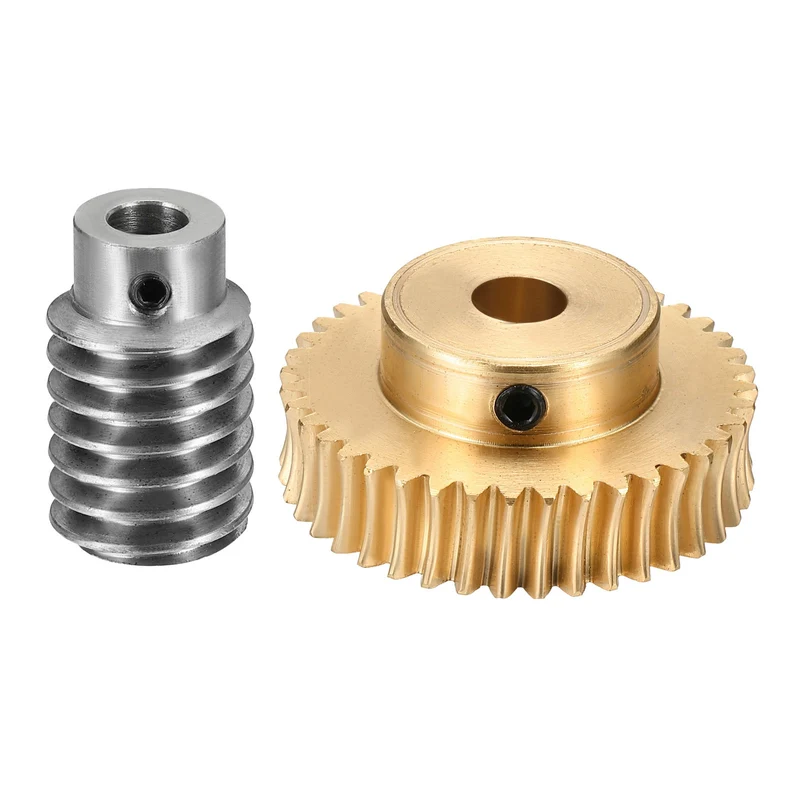 Worm Gear Set 1 Module 40:1 Reduction Rate(Gear-8mm Bore Rod 5mm Bore)