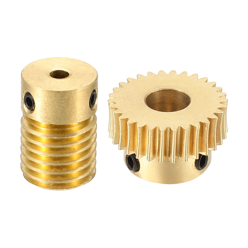 Worm Gear Set 0.5 Module 1:30 Reduction Rate(Gear-6mm Bore, Rod 3mm Bore)