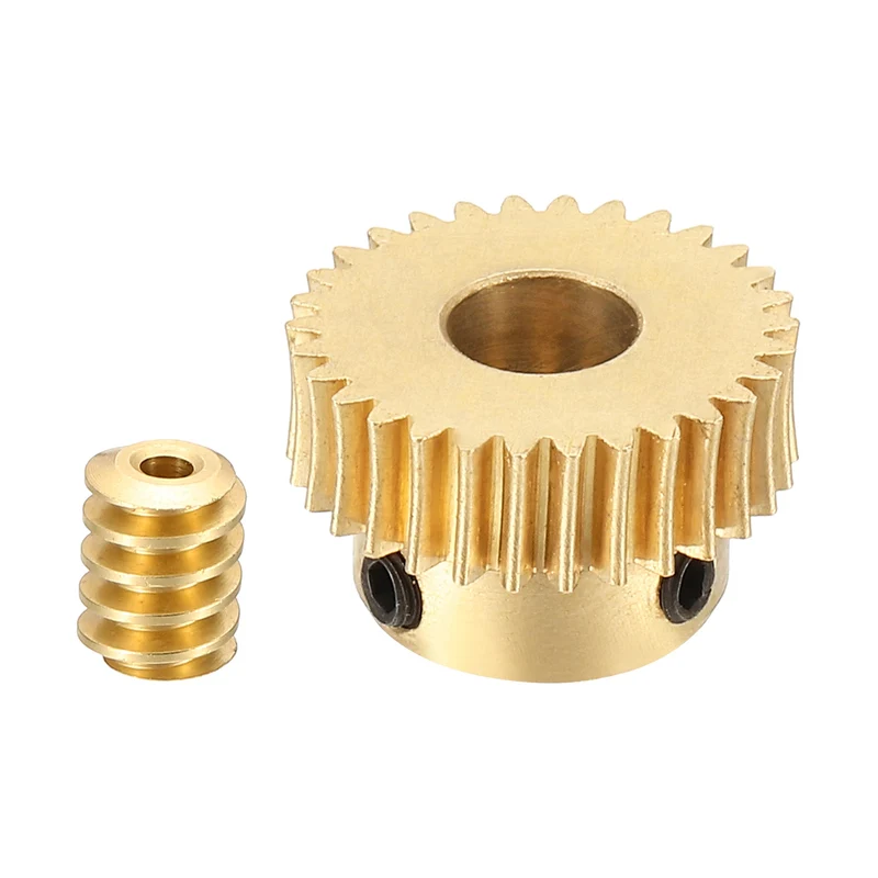 Worm Gear Set 0.5 Module 1:30 Reduction Rate(Gear-6mm Bore, Rod 1.98mm Bore)