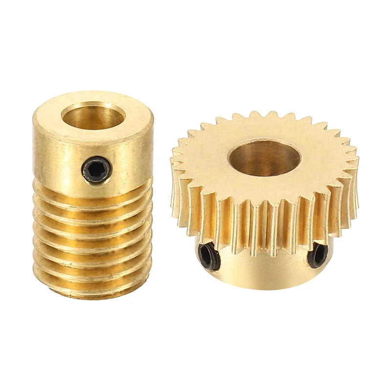 Worm Gear Set 0.5 Module 1:30 Reduction Rate(Gear-6mm Bore, Rod 6mm Bore)