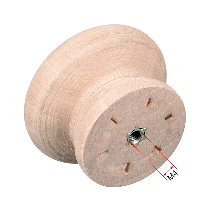Round Pull Knob Handle 45mm Dia Traditional Cabinet Furniture Drawer 5pcs