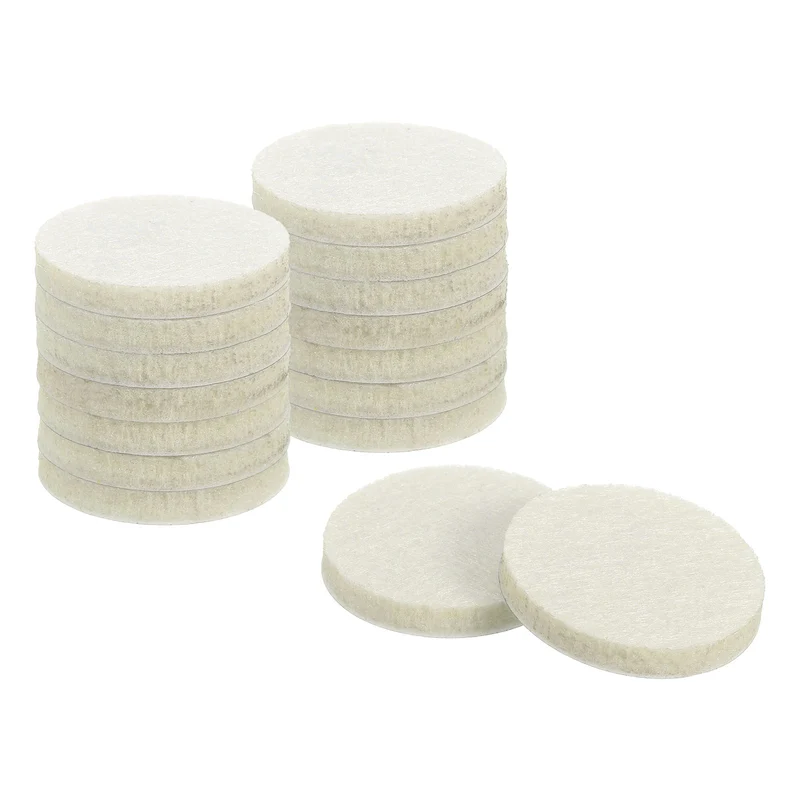 Furniture Sliders, 16Pcs 1.5" - Self Adhesive Felt Furniture Pads (Beige)