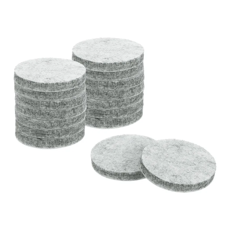 Furniture Sliders, 16Pcs 1.5" - Self Adhesive Felt Furniture Pads (Gray)