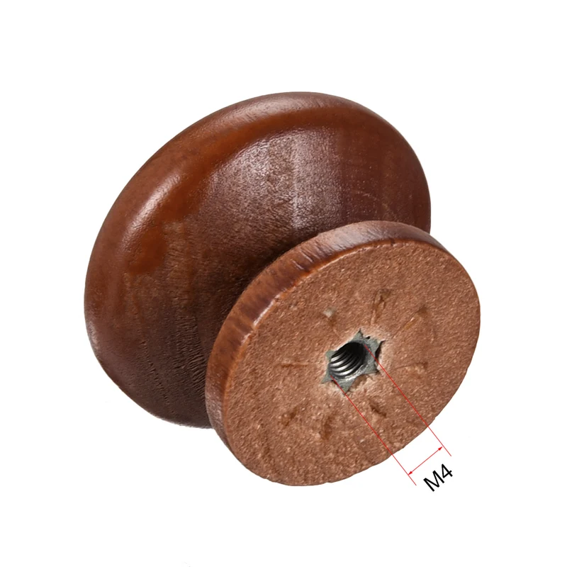 Round Pull Knob Handle 35mm Dia Cabinet Bedroom Kitchen Drawer 15pcs
