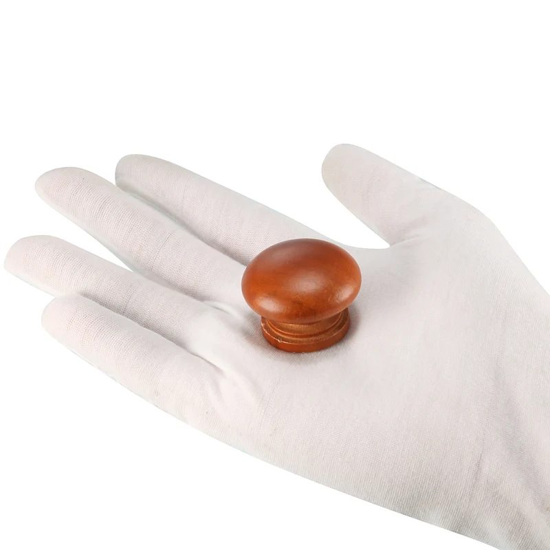 Round Pull Knob Handle 35mm Dia Cabinet Furniture Bedroom Kitchen Drawer 10pcs