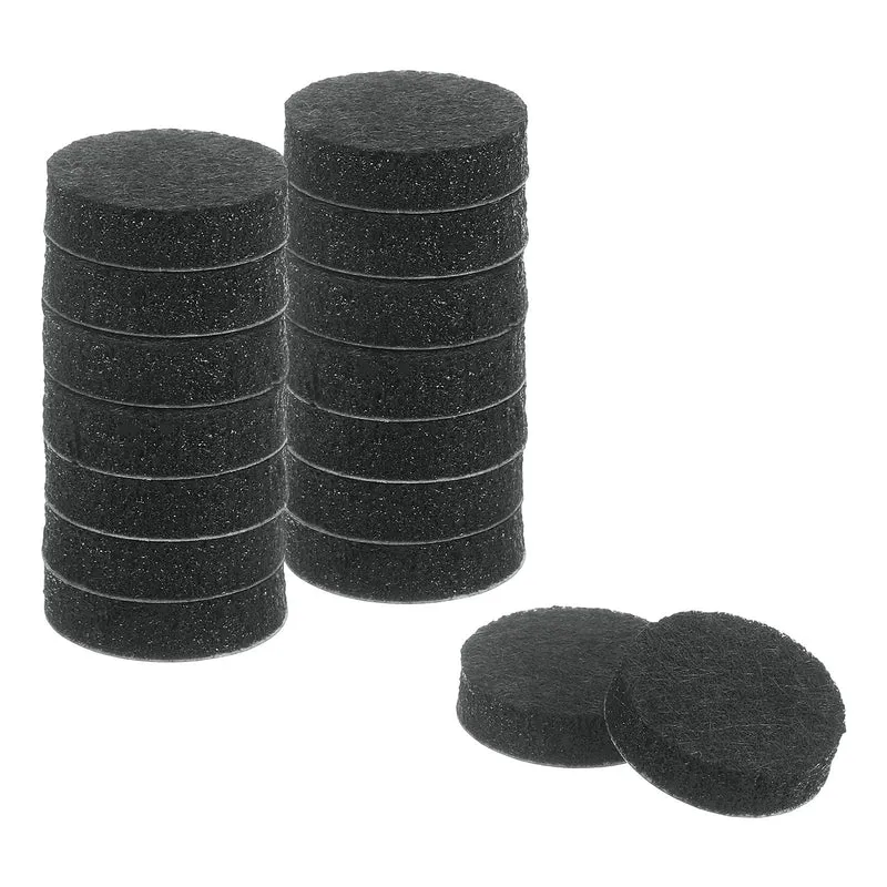 Furniture Sliders, 16Pcs 0.75" - Self Adhesive Felt Furniture Pads (Black)
