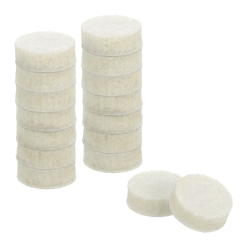 Furniture Sliders, 16Pcs 0.6" - Self Adhesive Felt Furniture Pads (Beige)