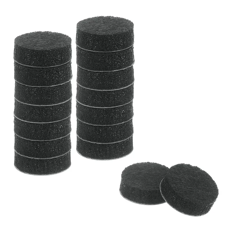 Furniture Sliders, 16Pcs 0.6" - Self Adhesive Felt Furniture Pads (Black)