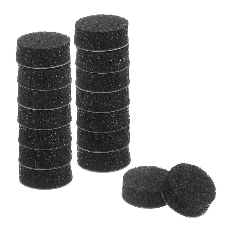 16Pcs Furniture Sliders 0.5" Self Adhesive Felt Furniture Pads Black