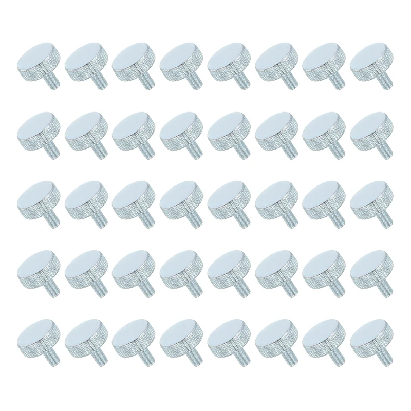 40 PCS M3x6mm Flat Knurled Head Thumb Screws for Household Appliances