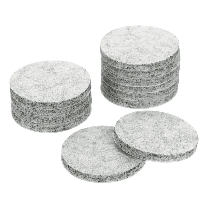 Furniture Sliders, 12Pcs 2" - Self Adhesive Felt Furniture Pads (Gray)