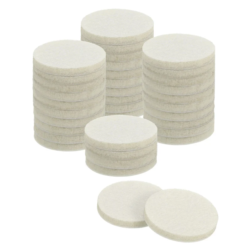 Furniture Sliders, 36Pcs 1.75" - Self Adhesive Felt Furniture Pads (Beige)