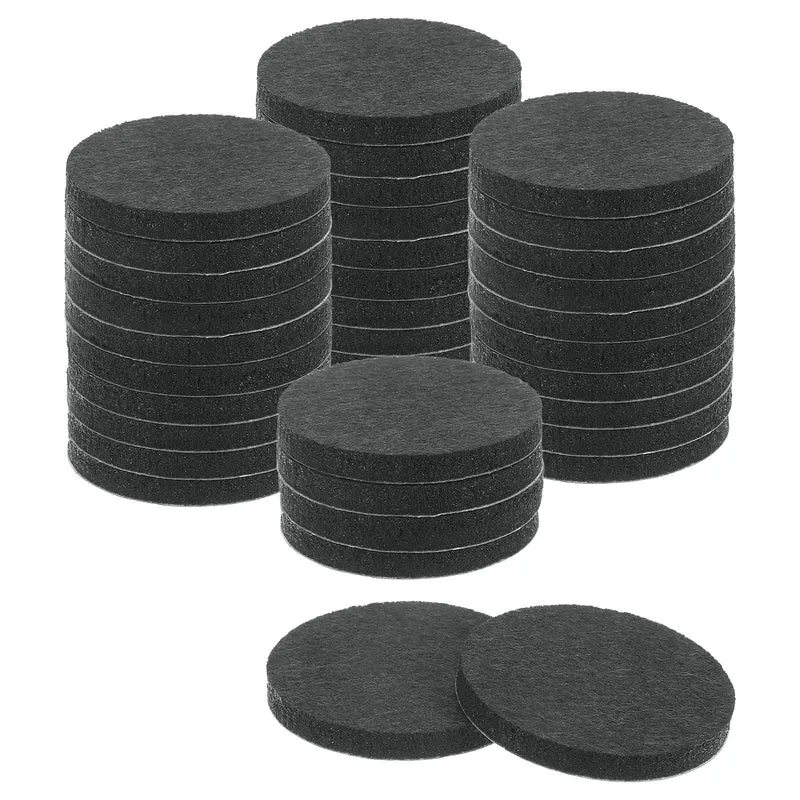 Furniture Sliders, 36Pcs 1.75" - Self Adhesive Felt Furniture Pads (Black)