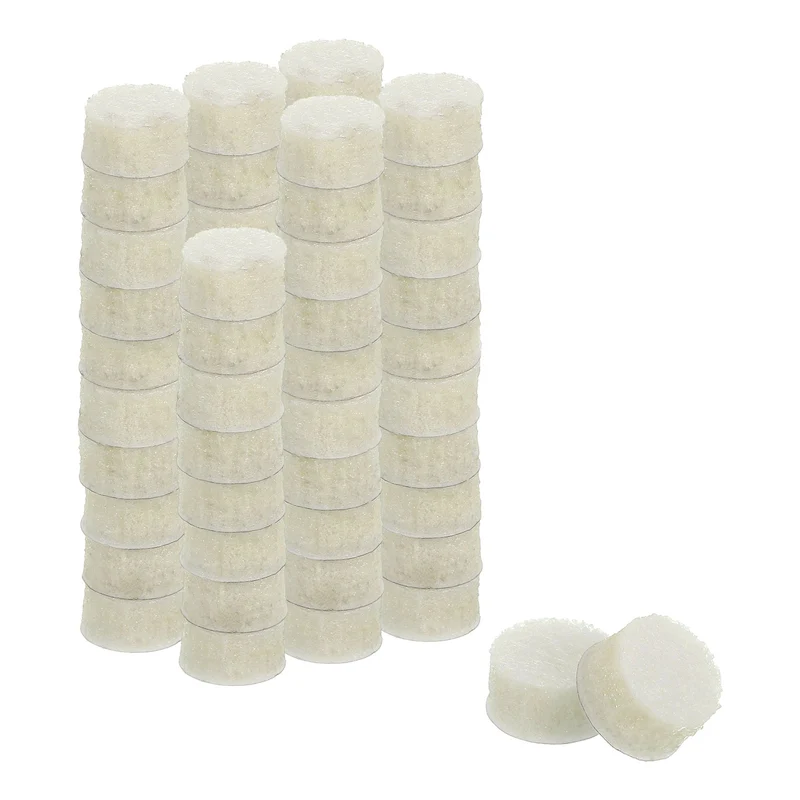 Furniture Sliders, 60Pcs 0.375" - Self Adhesive Felt Furniture Pads (Beige)