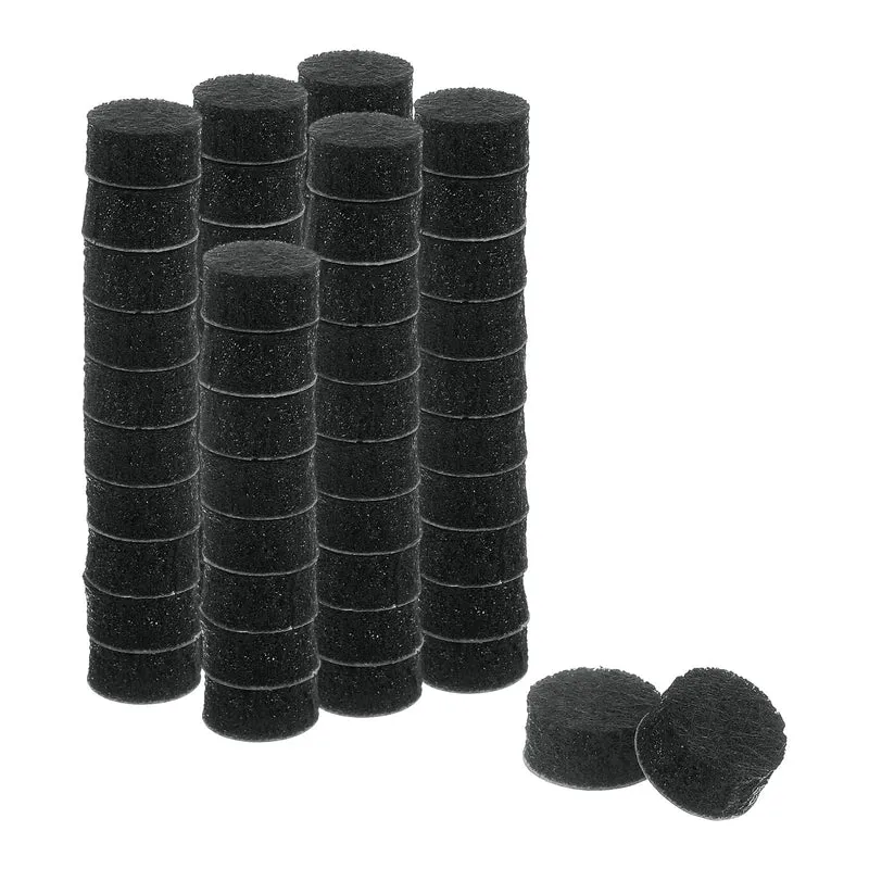 Furniture Sliders, 60Pcs 0.375" - Self Adhesive Felt Furniture Pads (Black)