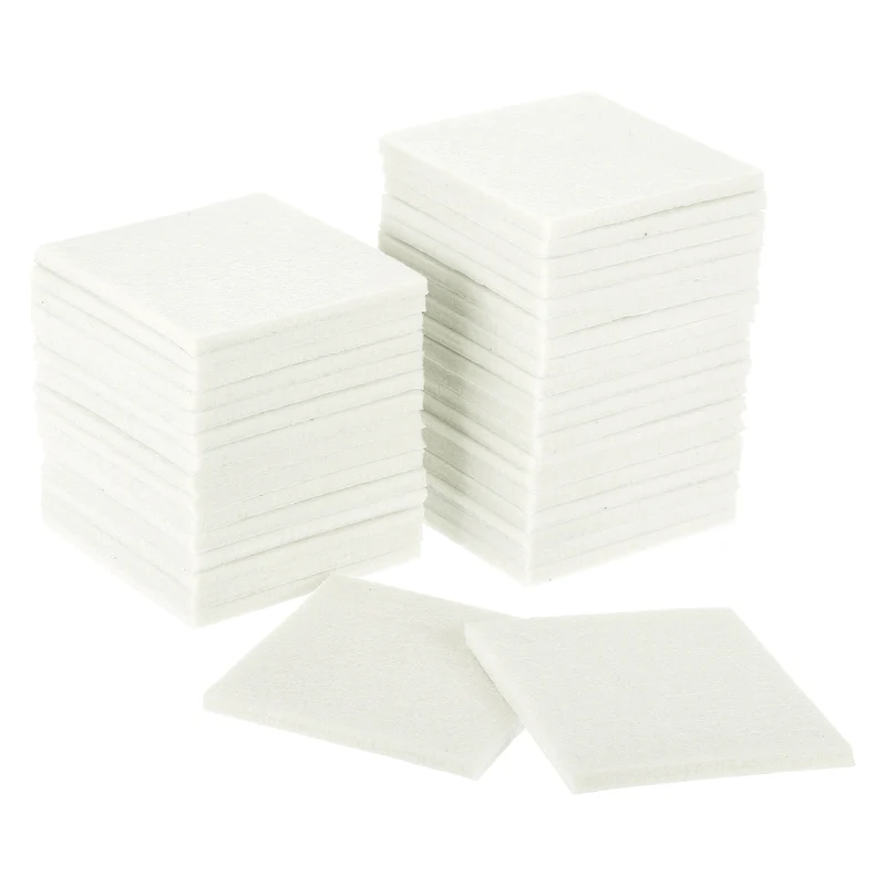 Furniture Pads, 36Pcs 3" Square Self Adhesive Felt Furniture Pads (Beige)
