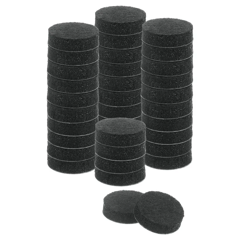 36Pcs Furniture Sliders 0.75" Self Adhesive Felt Furniture Pads (Black)