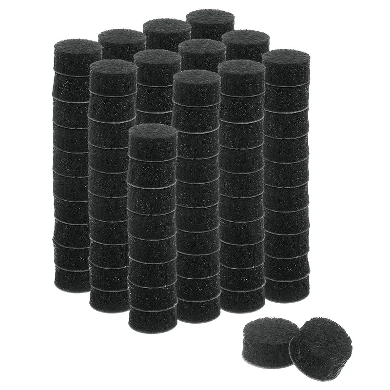 Furniture Sliders, 120Pcs 0.38" - Self Adhesive Felt Furniture Pads (Black)