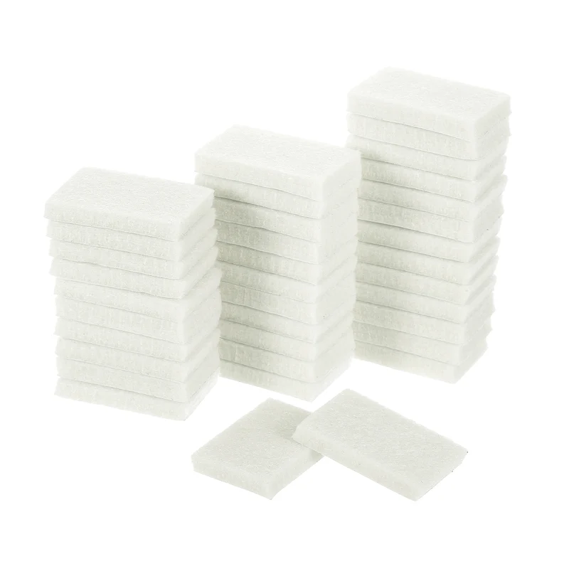 36Pcs 1.4"x0.9" Rectangle Self Adhesive Felt Furniture Pads (Beige)