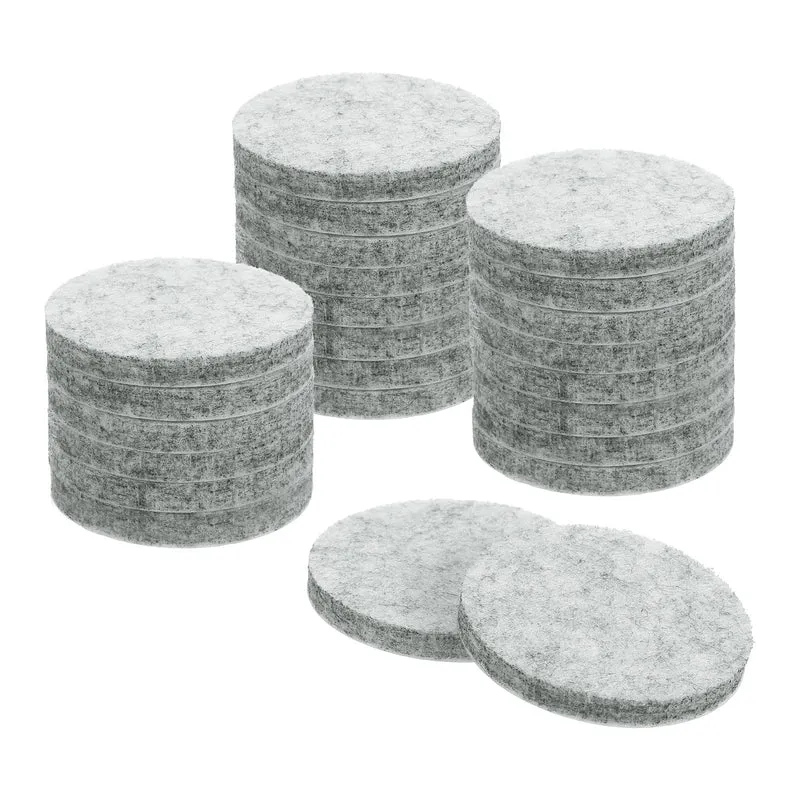 Furniture Sliders, 24Pcs 1.75" - Self Adhesive Felt Furniture Pads (Gray)