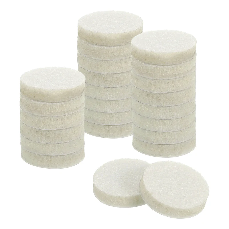 Furniture Sliders, 24Pcs 1" - Self Adhesive Felt Furniture Pads (Beige)