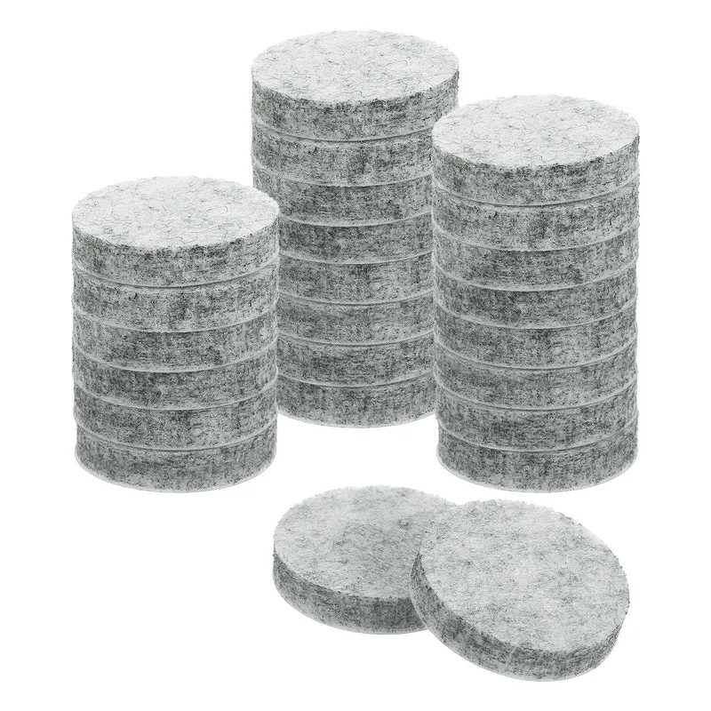 Furniture Sliders, 24Pcs 1" - Self Adhesive Felt Furniture Pads (Gray)
