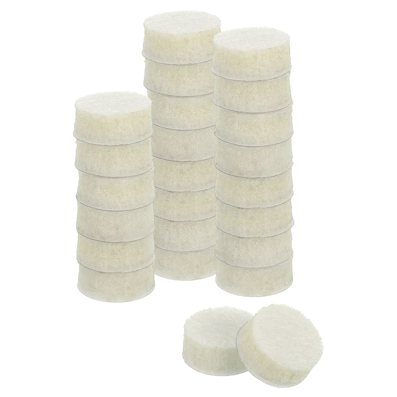 Furniture Sliders, 24Pcs 0.5" - Self Adhesive Felt Furniture Pads (Beige)