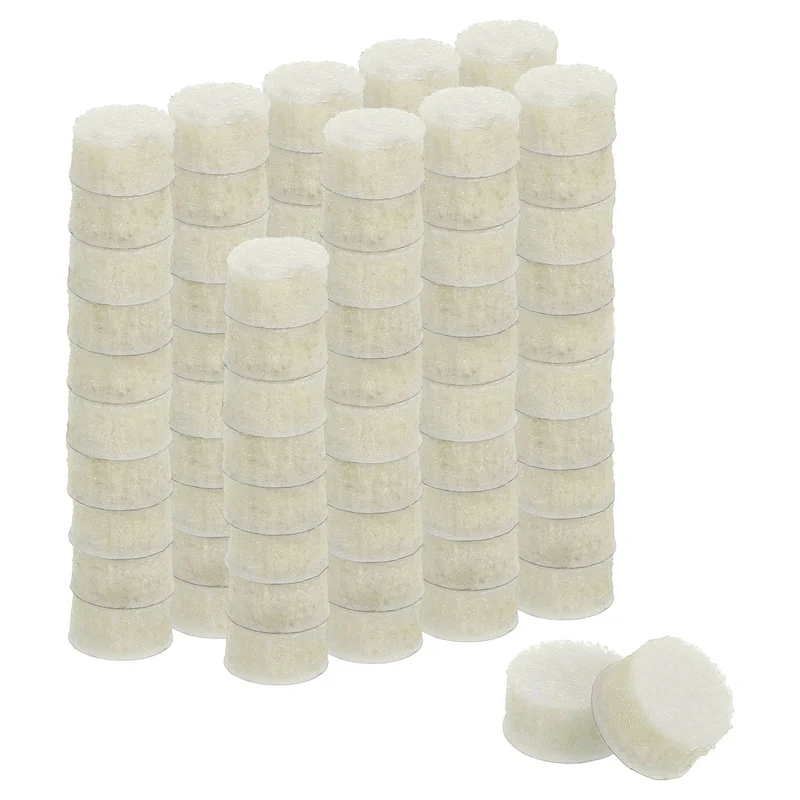 Furniture Sliders, 90Pcs 0.375" - Self Adhesive Felt Furniture Pads (Beige)
