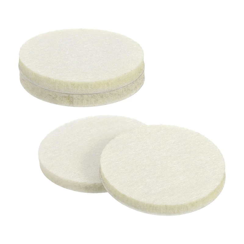 Furniture Sliders, 4Pcs 2" - Self Adhesive Felt Furniture Pads (Beige)