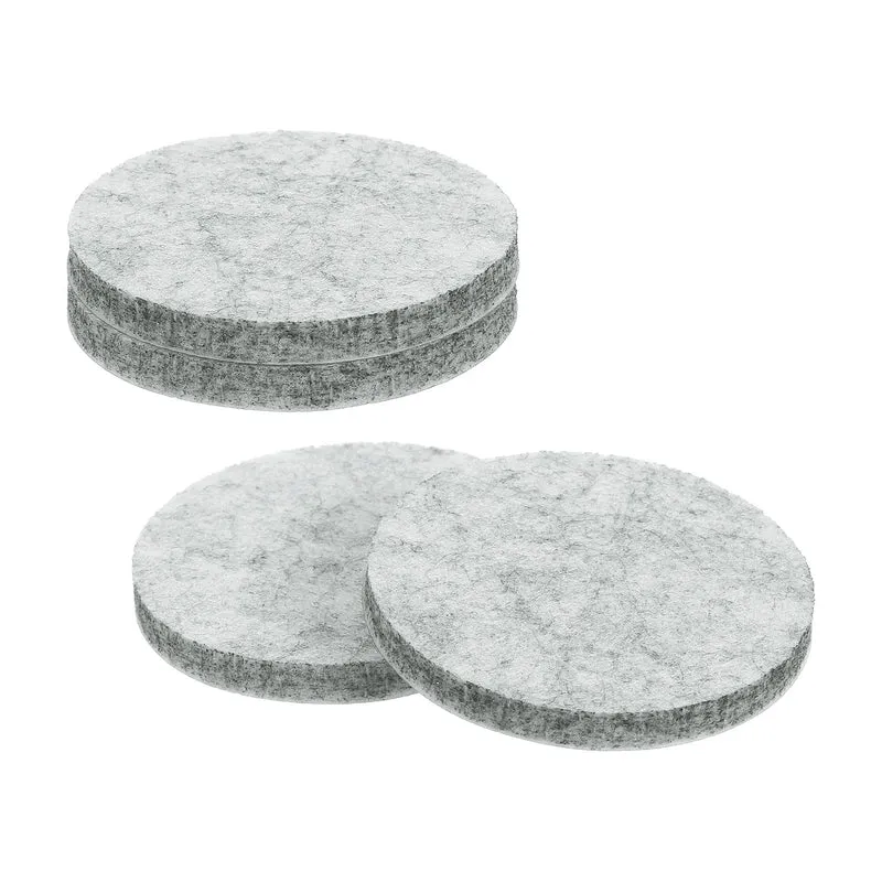 Furniture Sliders, 4Pcs 2" - Self Adhesive Felt Furniture Pads (Gray)