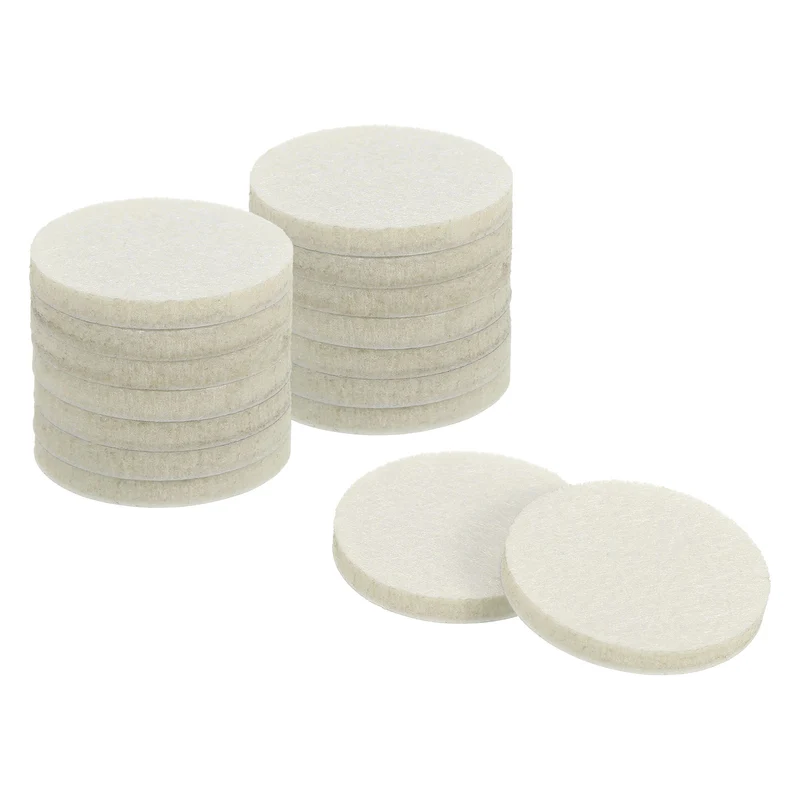Furniture Sliders, 16Pcs 1.75" - Self Adhesive Felt Furniture Pads (Beige)