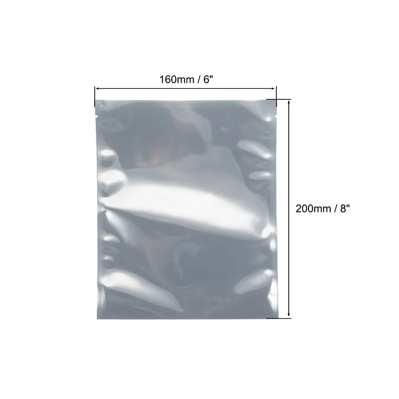 25 PCS Anti Static Bag Shield Shielding Bag, Flat Open Top, 6.3" x 7.9"