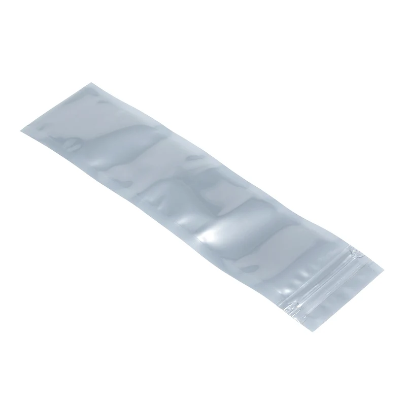 Anti Static Resealable Shielding Bag, 50x200mm/2x8 inch, Protective Antistatic Bag, for Store HDD SSD Laptop Hard Drives Memory Card, Electronic Devices, 100pcs