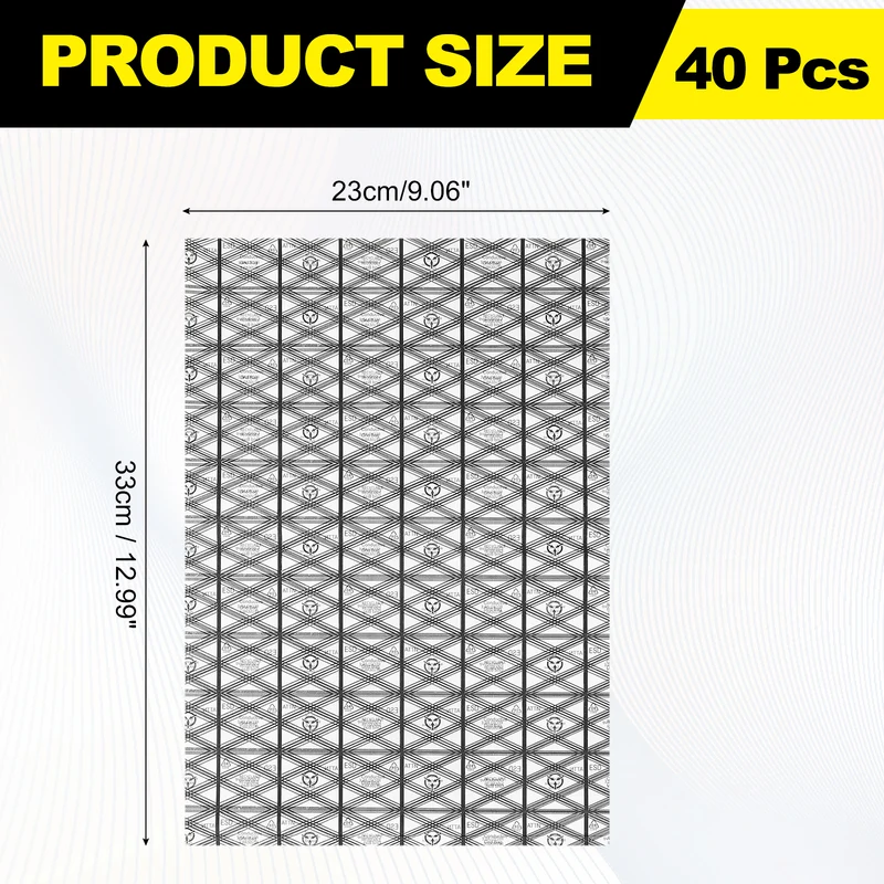 40pcs 9" x 13" Anti Static Bags PE Open Top ESD Shielding Antistatic Bag