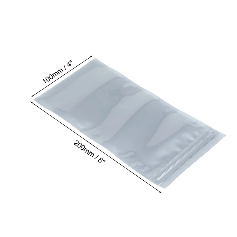 Anti Static Bag, 100x200mm /4x8 ″ for Store HDD SSD Electronic Devices, 25X