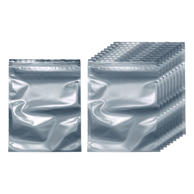 50pcs 9.4" x 6.3" Antistatic Bags Resealable ESD Shielding Bag