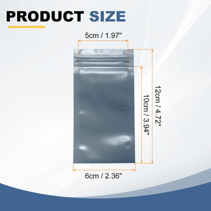 30pcs 4.7" x 2.4" Antistatic Bags Resealable ESD Shielding Bag