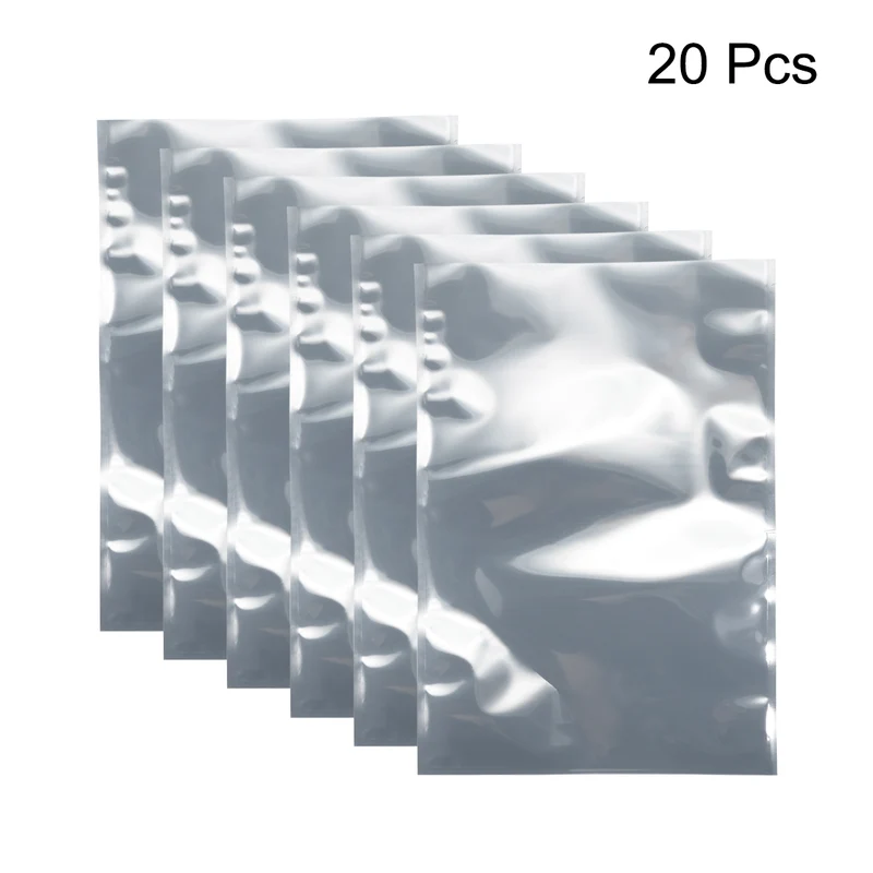 20 PCS Anti Static Bag Shield Shielding Bag, Flat Open Top, 8.7" x 12.2"