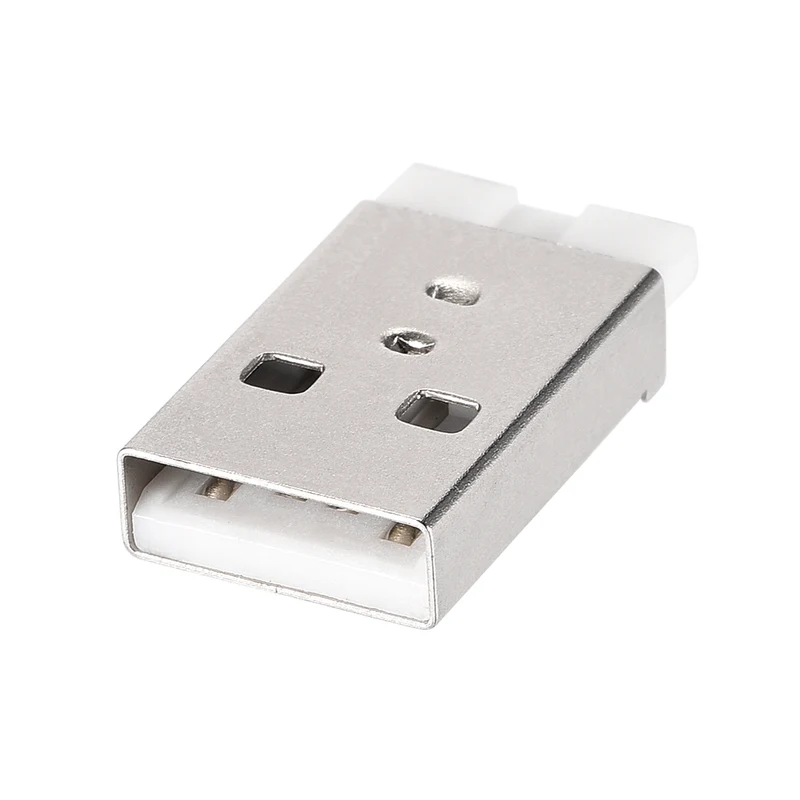 30X USB 2.0 Type A Male Socket Connector, 4-Pin DIP 180 Degree Repair Adapter