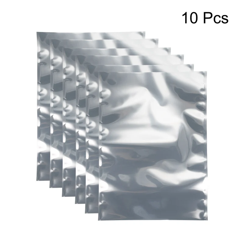 10 PCS Anti Static Bag Shield Shielding Bag, Flat Open Top, 10.6" x 15"