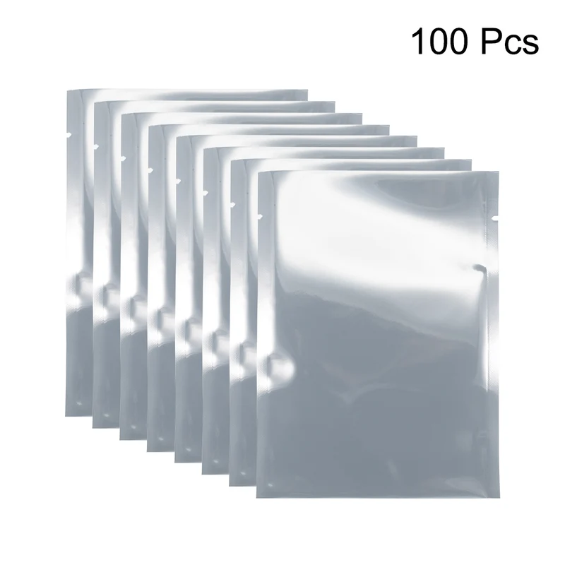 100 PCS Anti Static Bag Shield Shielding Bag, Flat Open Top, 4.3" x 5.9"