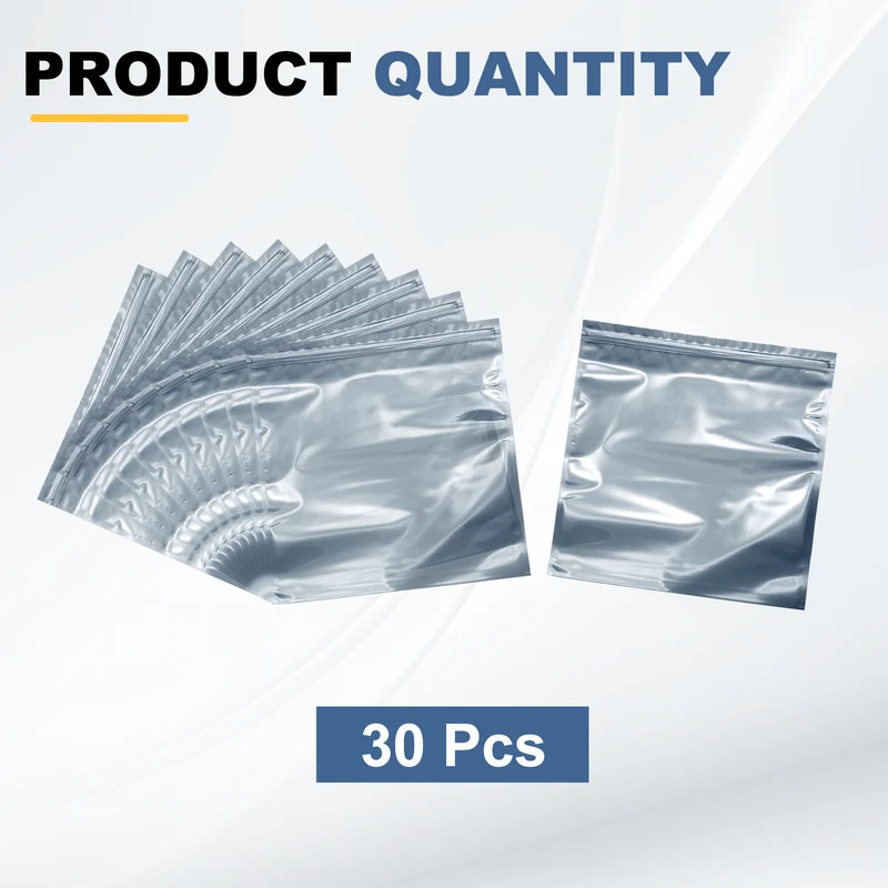 30pcs 11.8" x 9.8" Antistatic Bags Resealable ESD Shielding Bag