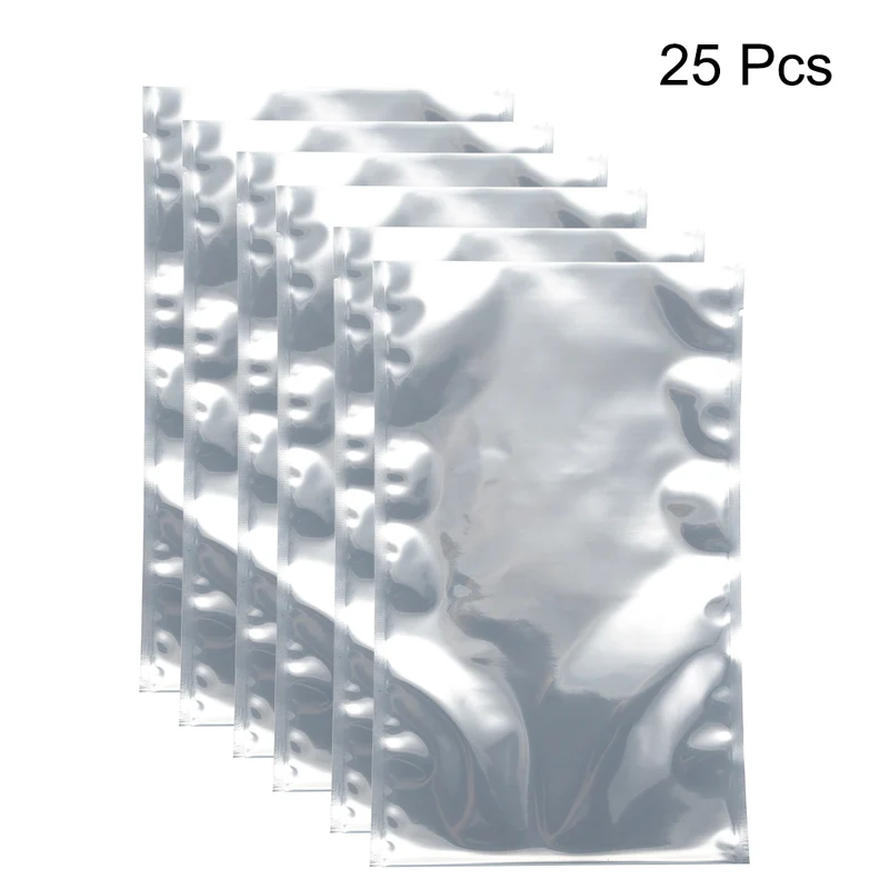 25 PCS Anti Static Bag Shield Shielding Bag, Flat Open Top, 6.3" x 10.2"