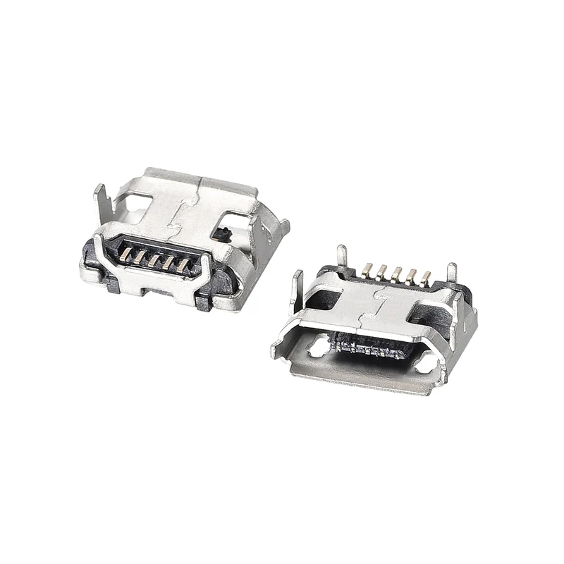 10PCS Micro USB Female Socket Connector 5-Pin Replacement Adapter