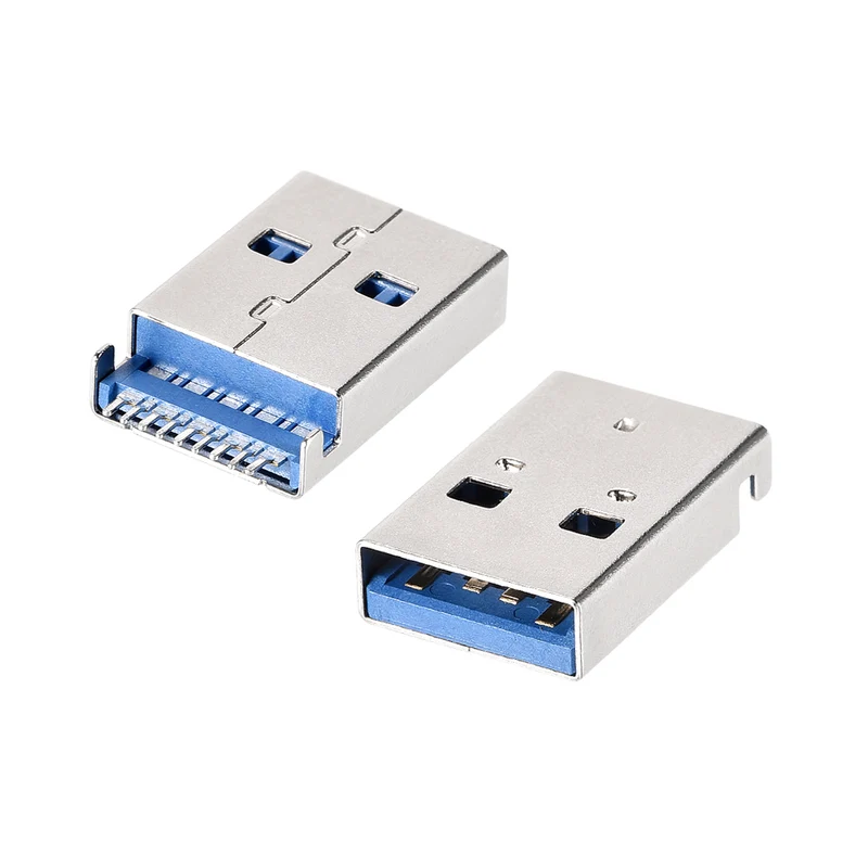 20PCS USB 3.0 Type a Male Socket Connector Jack Port, 9-Pin 180 Degree SMT, Repair Replacement Adapter